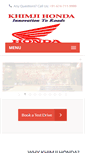 Mobile Screenshot of khimjihonda.com